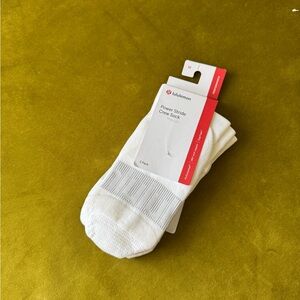 lululemon White Power Stride Crew Socks - 2 Pack